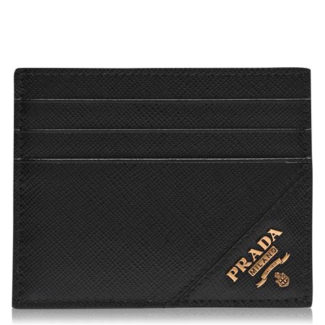 prada chain card holder|Prada credit card holder wallet.